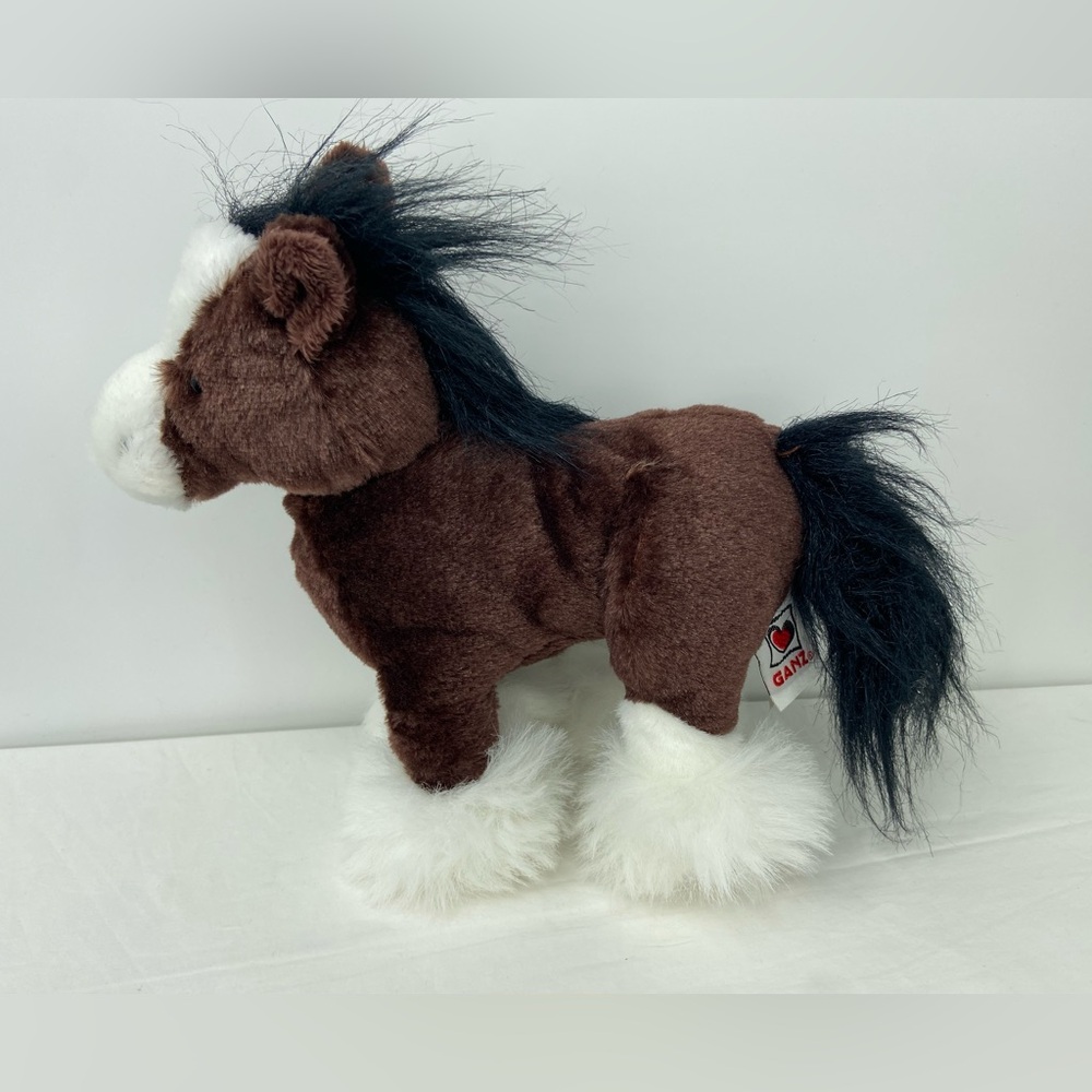 Ganz Webkinz Clysdale Horse HM 139 no code